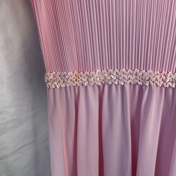 VTG Boston Maid Dress Pleated Bodice Retro Y2K Midi Dressy Size 20W** Fairy Core - Picture 5 of 12